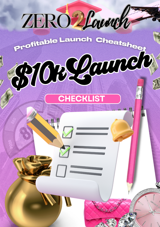 $10k Pre-Launch Checklist